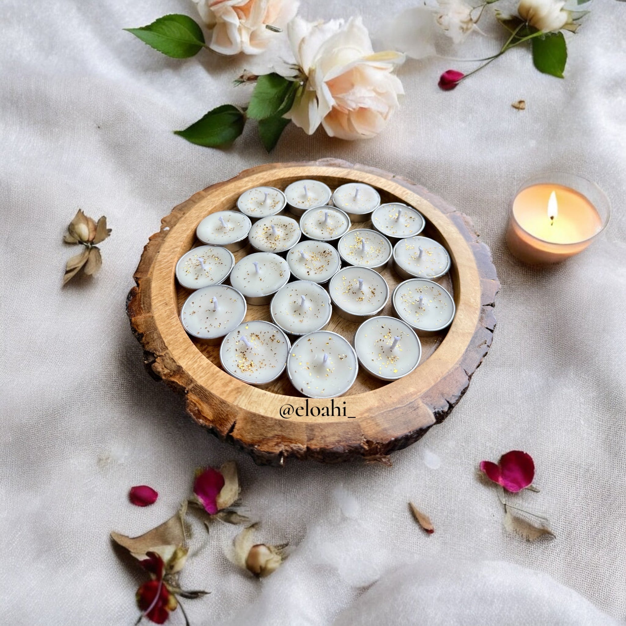 White Unscented Tealight Candles